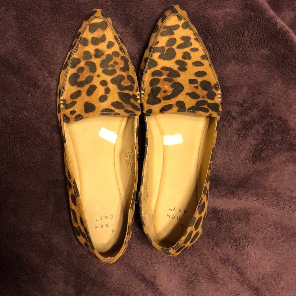 Target cheetah print work flats